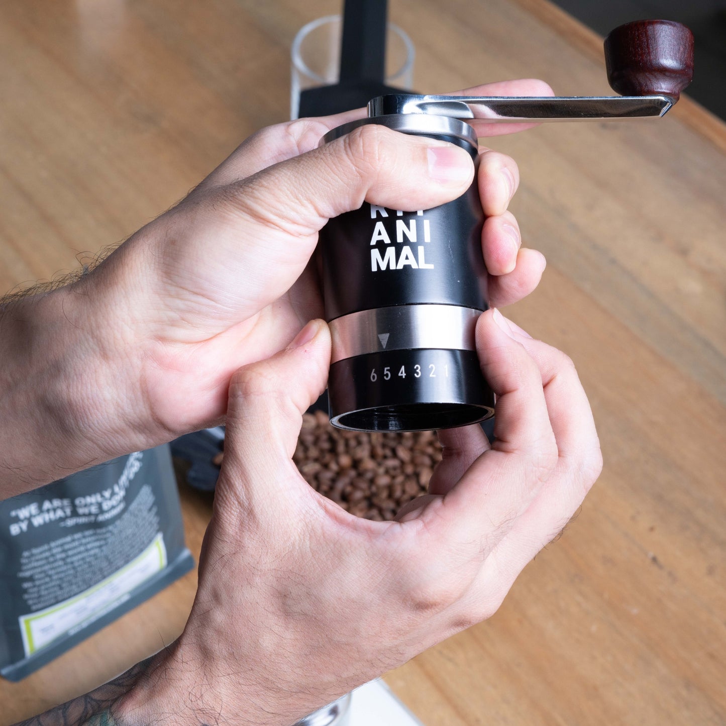 Manual Burr Coffee Grinder