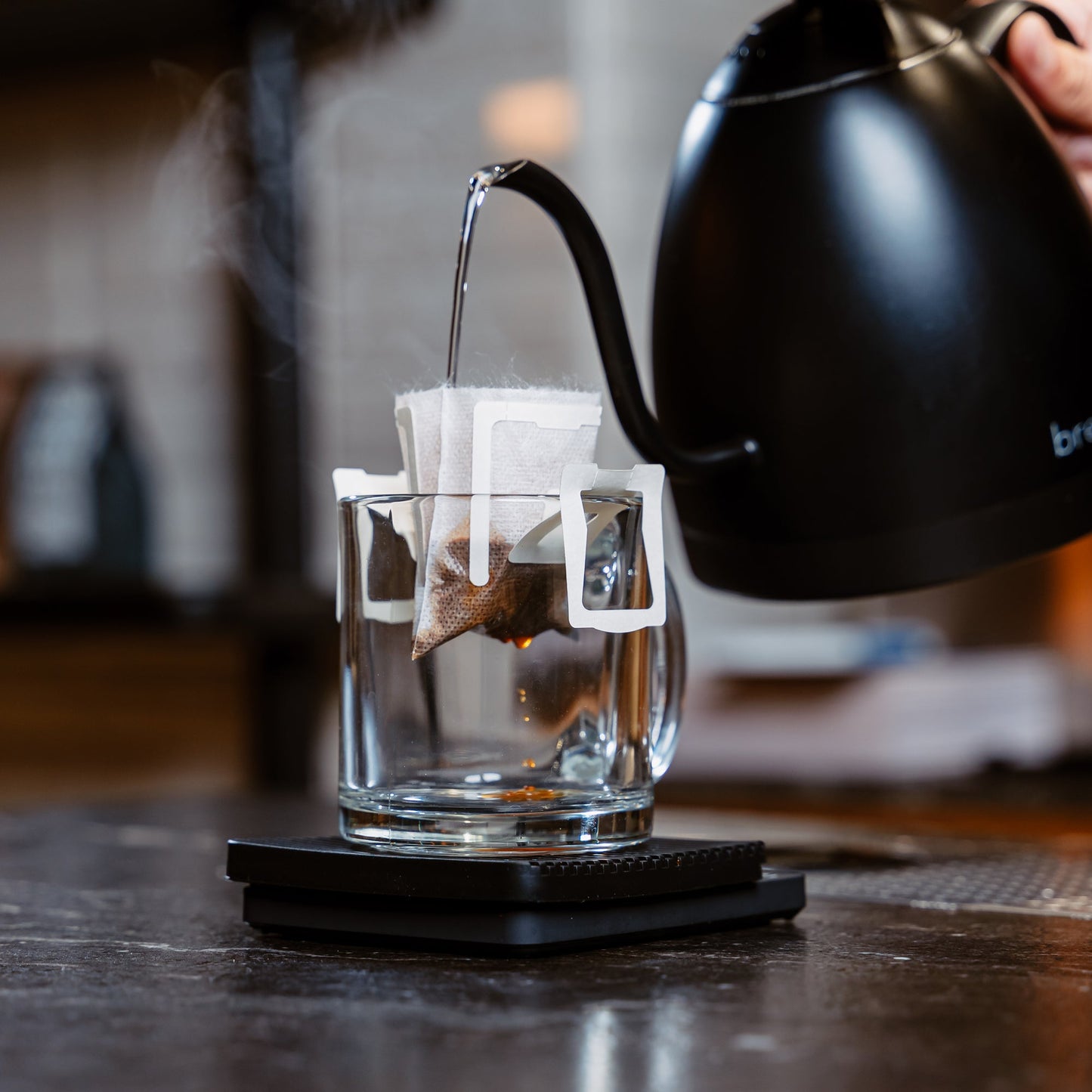 Single-Use Pour-Over Drip Bags - Bourbon (Box of 10 Bags)